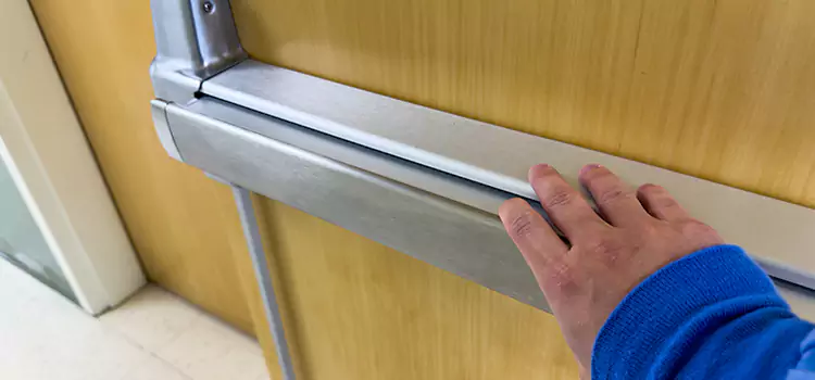 Installing a Push Bar on a Door San Jose